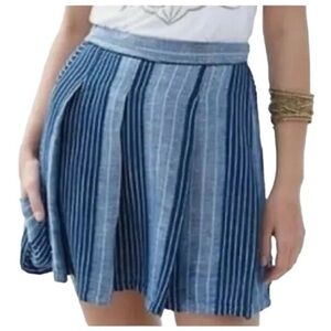 Ace & Jig Bohemian Navy and Light Blue Skater Skirt